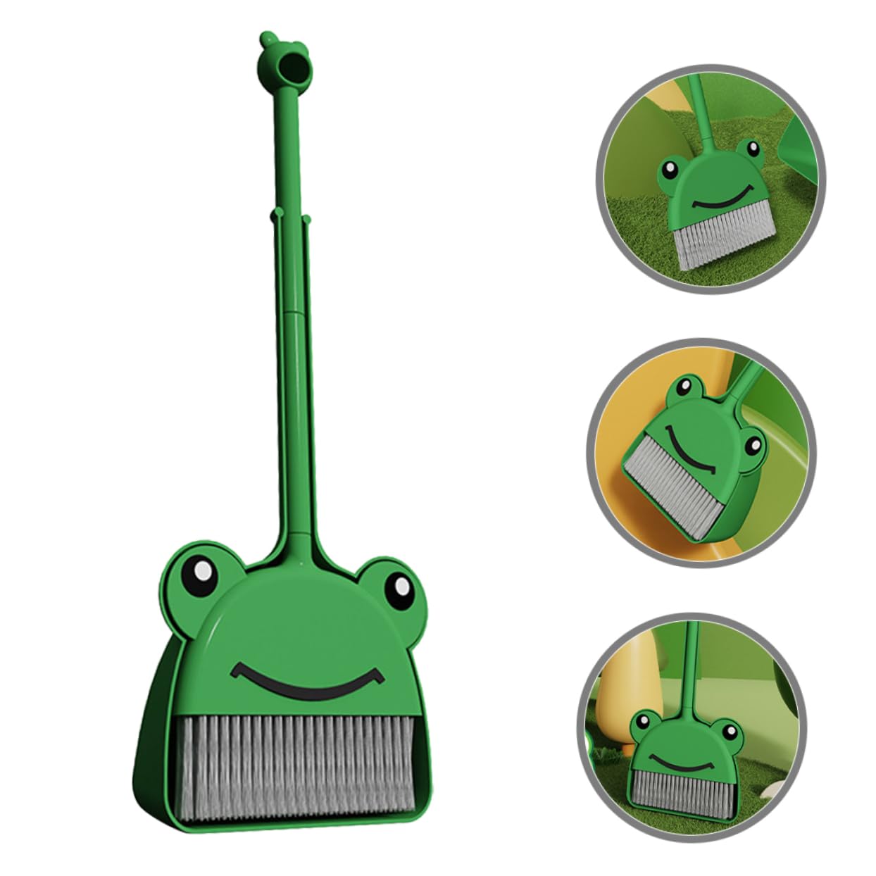 Educational Broom and Dustpan Set for Kids - Pretend Play Cleaning Tools for Boys and Girls - Housekeeping Toy Set for Indoor and Outdoor Play