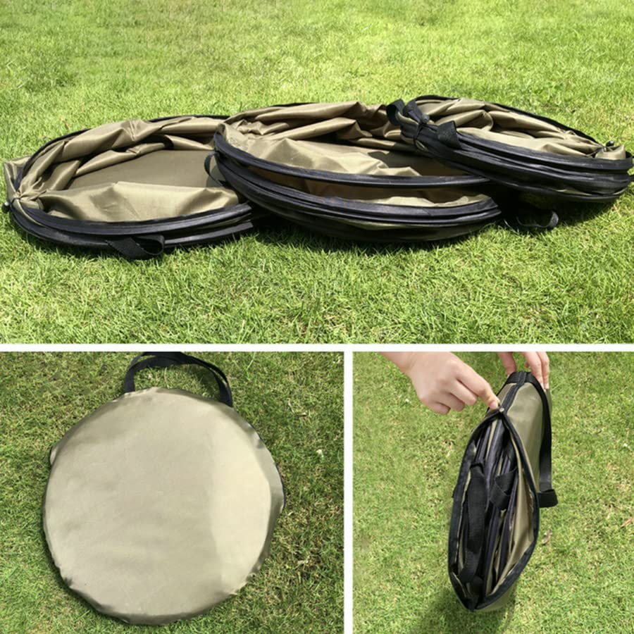 Collapsible Trash Bag - Portable Pop-Up Garbage Can for Garden, Camping & Outdoor Use - Foldable Leaf & Grass Collection Bin (34cm x 40cm) - Ideal for Yard Waste, Picnics & Home Organization