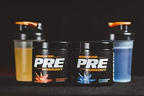 Efectiv Nutrition PRE 225g Pre Workout Powder - Orange Slush Flavor | Energy Booster for Gym & Fitness Training | Supports Muscle Performance & Endurance