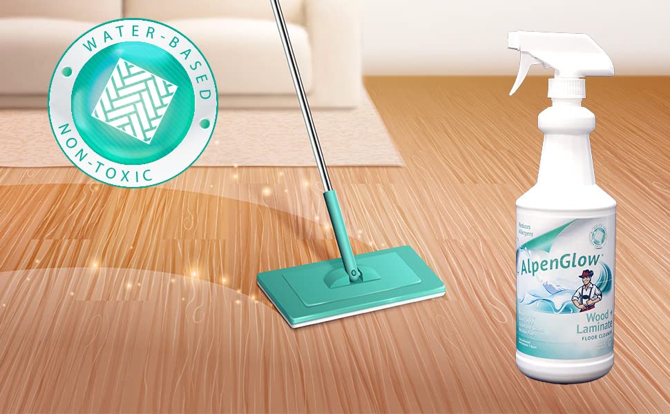 **AlpenGlow Hypoallergenic Wood & Laminate Floor Cleaner – Ready-to-Use Spray, 1 Quart (Pack of 12) – Safe for Pets & Kids, No Harsh Chemicals – Perfect for Homes, Offices & Hardwood Floors**    (Note: This optimized title includes SEO-friendly keywords like 