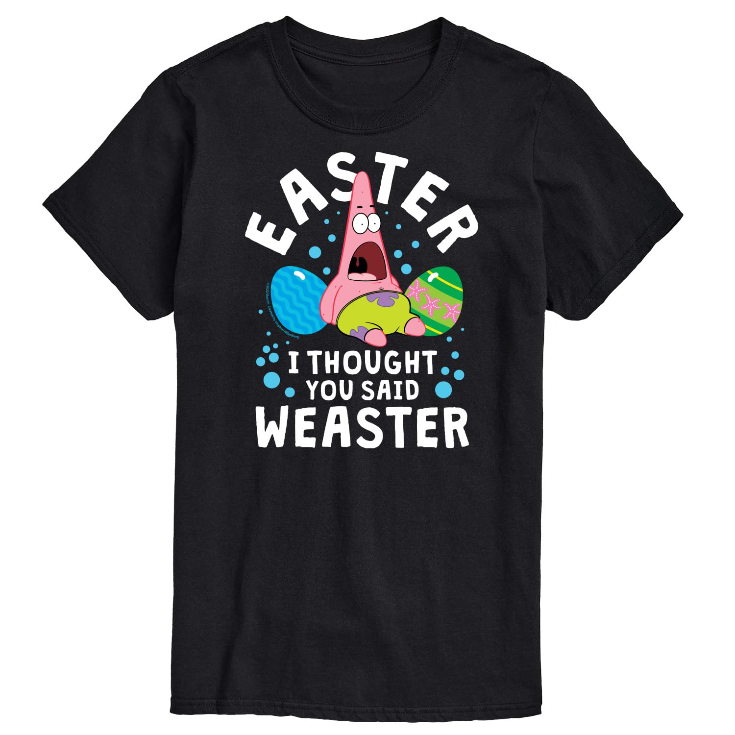 Spongebob Squarepants Easter Weaster Men's Graphic T-Shirt - Funny Cartoon Short Sleeve Tee for Casual Wear, Cosplay & Gift Giving