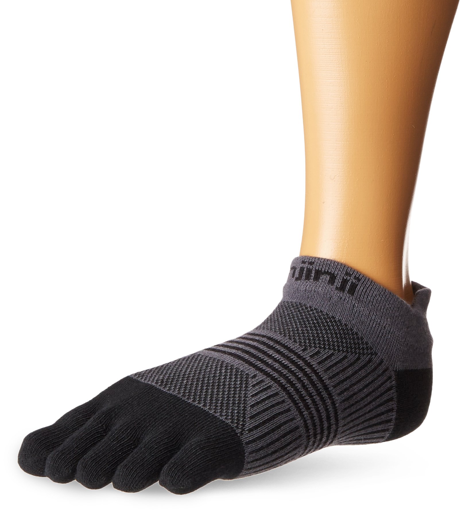Injinji Women's Run Lightweight No-Show Toe Socks - Breathable Performance Socks for Running, Hiking & Outdoor Activities