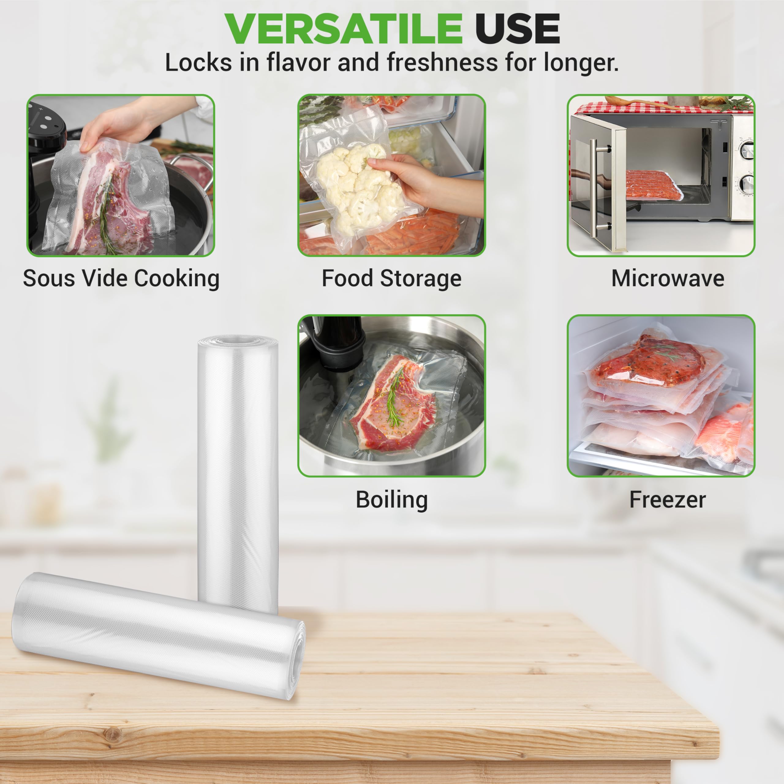 NutriChef Vacuum Sealer Bags 11