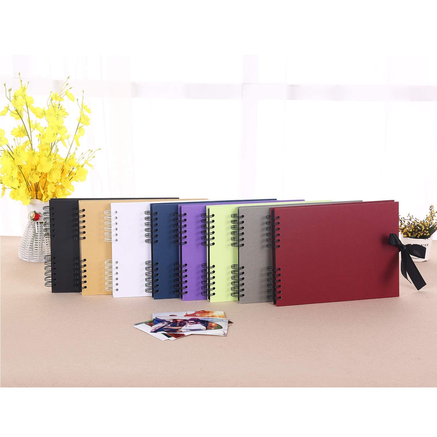 Vienrose DIY Scrapbook Photo Album Set - 11x8 Inches Hardcover Memory Book with 80 White Pages - Perfect for Wedding, Birthday, Christmas & Mother's Day Gift Ideas - Creative Scrapbooking for Special Occasions & Family Memories