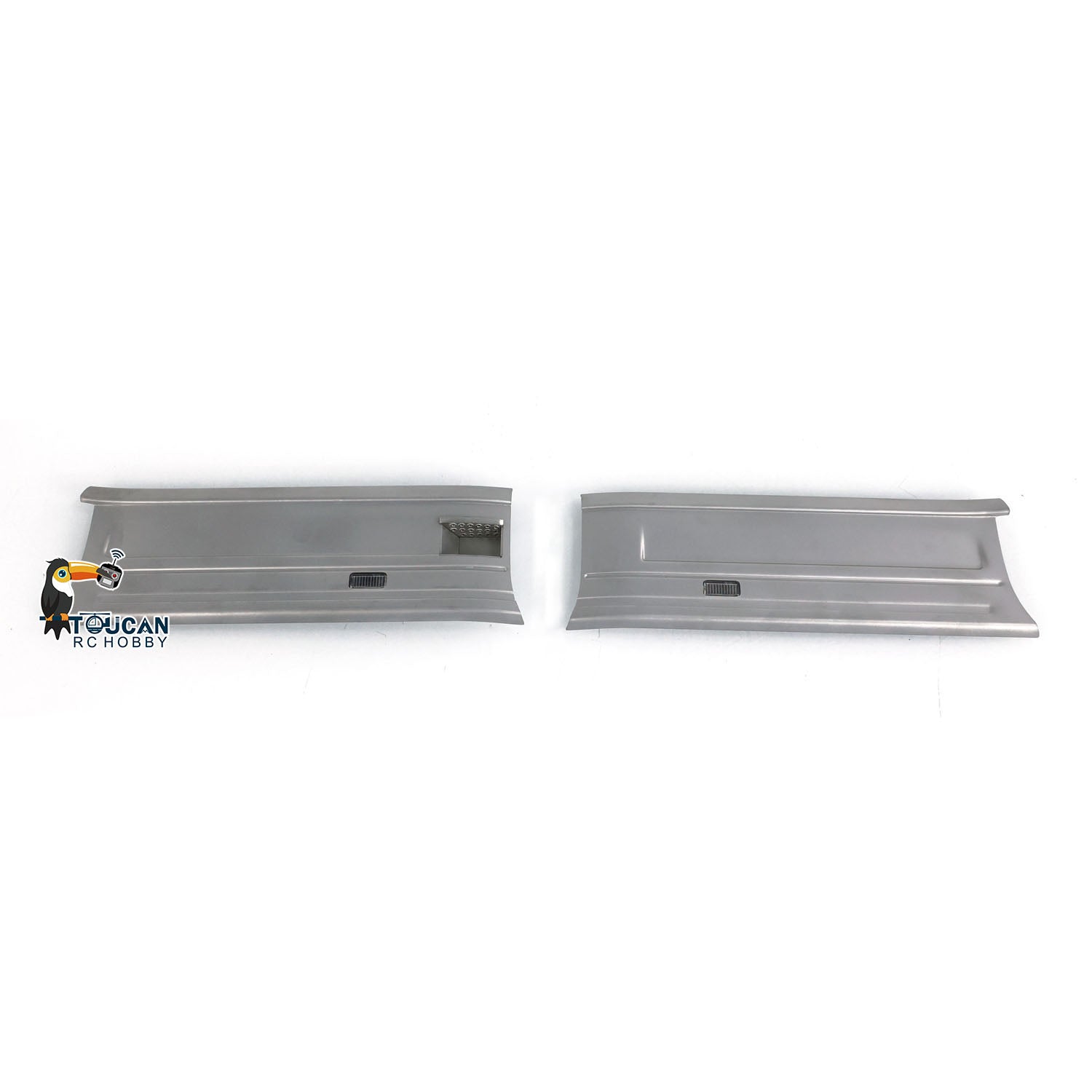 Metal Side Spoilers for 1/14 R620 RC Tractor Truck & R730 RC Car - DIY Upgrade Parts for Realistic Truck Simulation and Racing Scenes