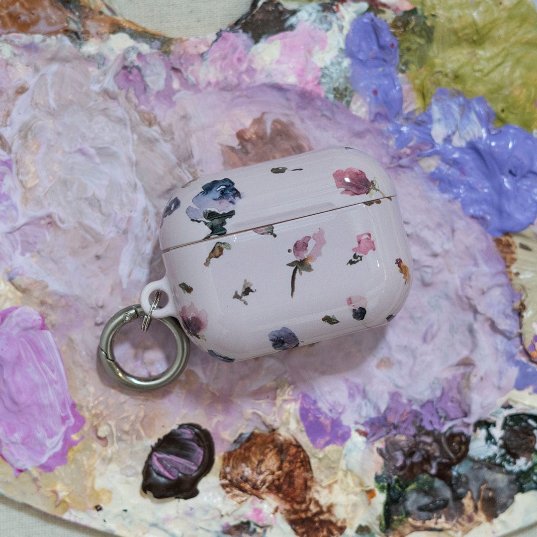 Violet Botanic AirPods Pro Case - Floral Design Protective Cover for Apple AirPods Pro (2nd/1st Gen) | Shockproof & Scratch-Resistant | Perfect for Travel, Workouts & Daily Use