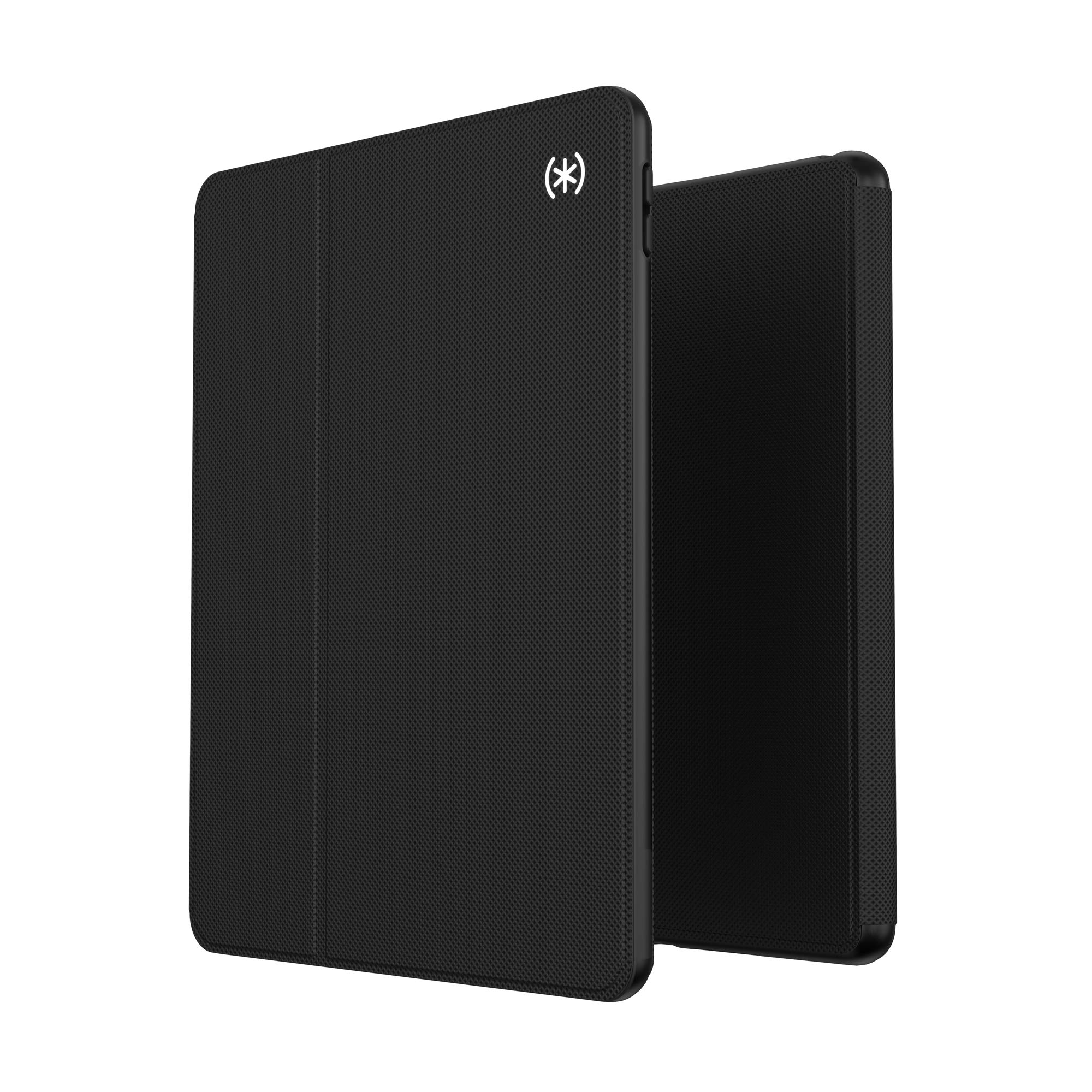 Speck Presidio PRO Folio Case for iPad 7th & 8th Generation (2019/2020) - Slim Protective Cover with Stand - Black - Perfect for Work, School & Travel