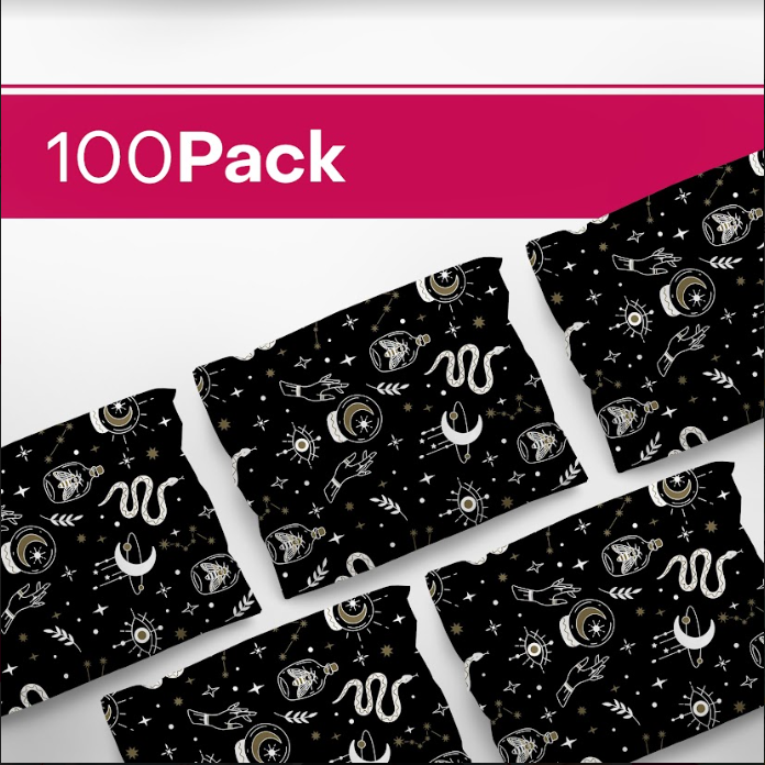 Celestial Magic Polymailers 10x13 Inch - Waterproof Mailing Envelopes for Ecommerce Shipping, Gift Bags, Document Protection & Small Business Packaging (10 Pack)