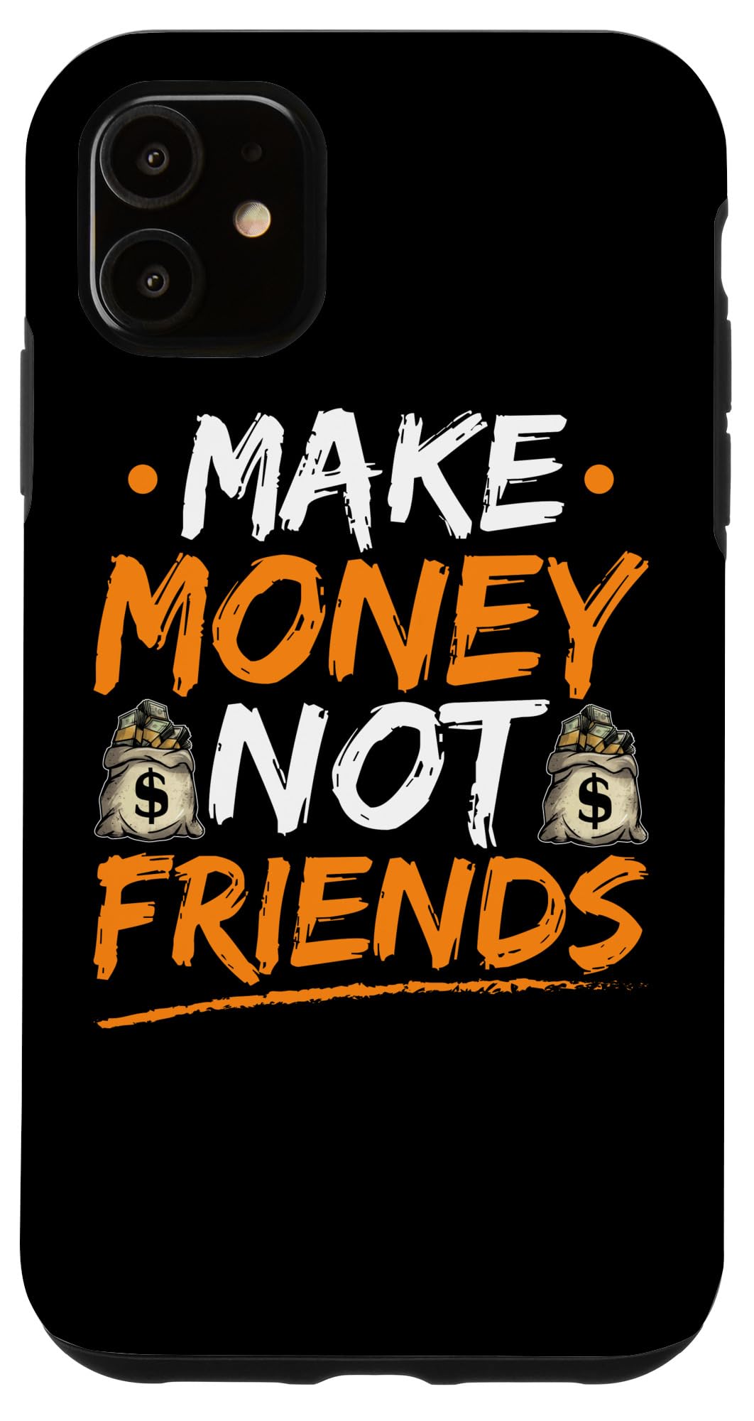 iPhone 11 Case - Entrepreneur & Hustle Hard Motivational Phone Cover - Perfect for Business Owners & Christmas Gifts - Durable Protection for Work & Daily Use