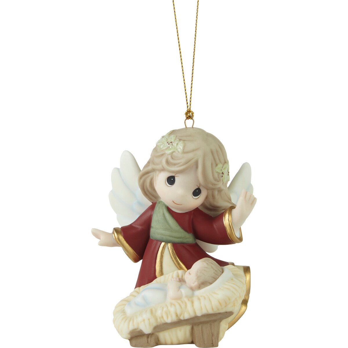 Away in a Manger Nativity Christmas Ornament - Handcrafted Religious Holiday Decoration for Tree, Home & Gifts | Perfect for Christmas Celebrations, Church Events & Family Traditions