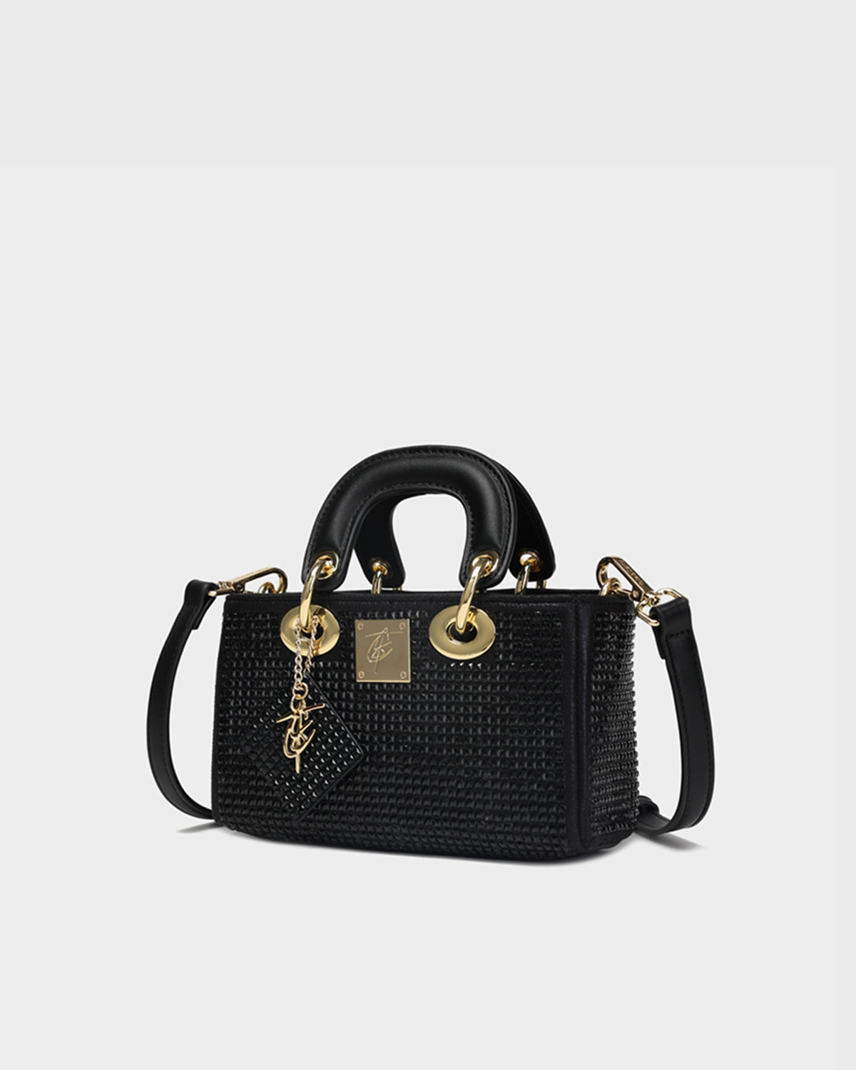Sparkly Black Glitter Handbag for Women - Elegant Evening Clutch, Party Purse, Prom & Wedding Accessory