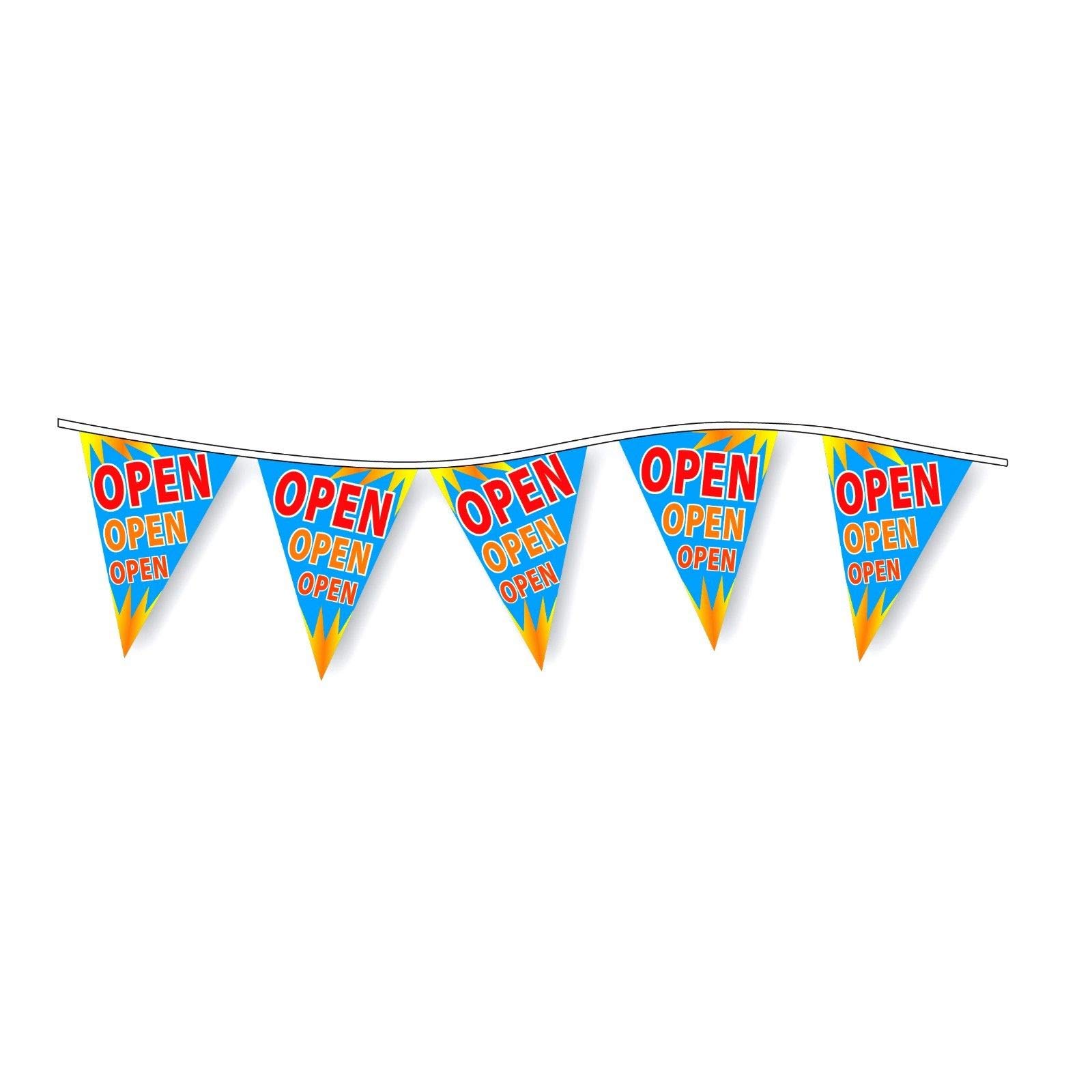 30 FT Triangle Open Streamers - 12 Pack 11