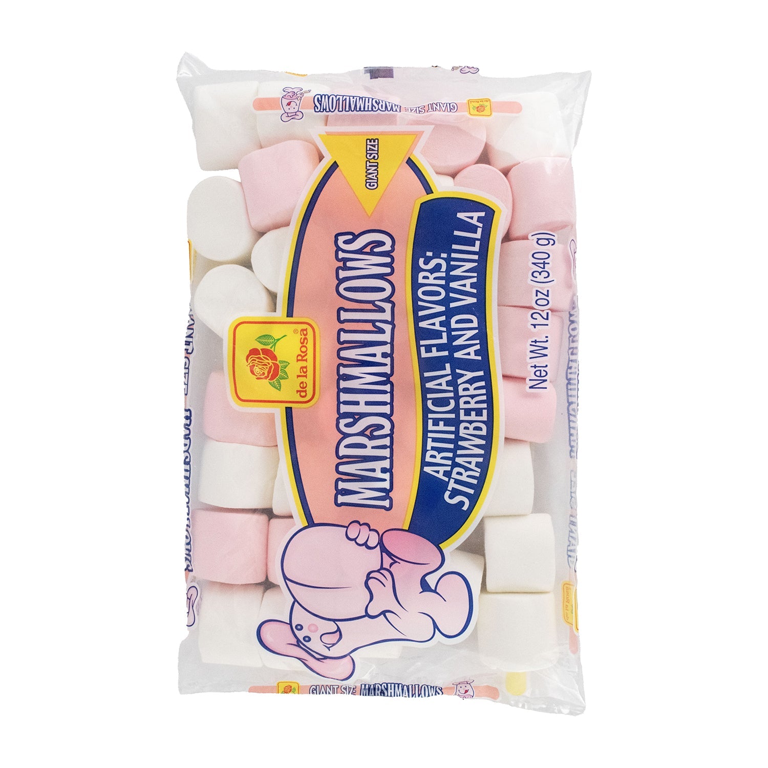 De La Rosa Giant Marzipan Candy | 12oz Bag | Mexican Peanut Confectionery for Parties, Gifts & Snacking