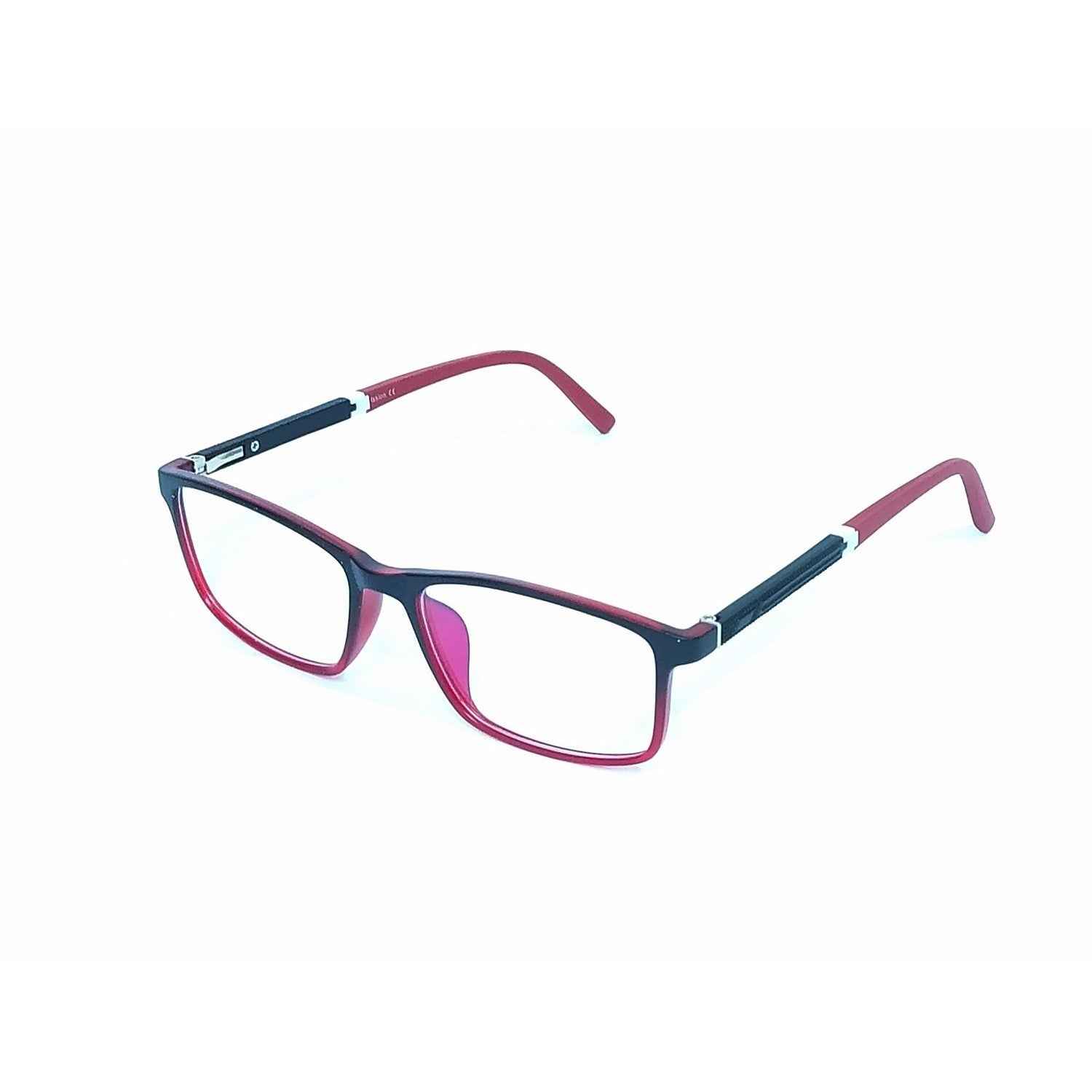 Blue Light Blocking Computer Glasses Rectangle Frame Anti Glare for Screen Use - 66007 C4 - Perfect for Office Work, Gaming & Digital Eye Strain Relief
