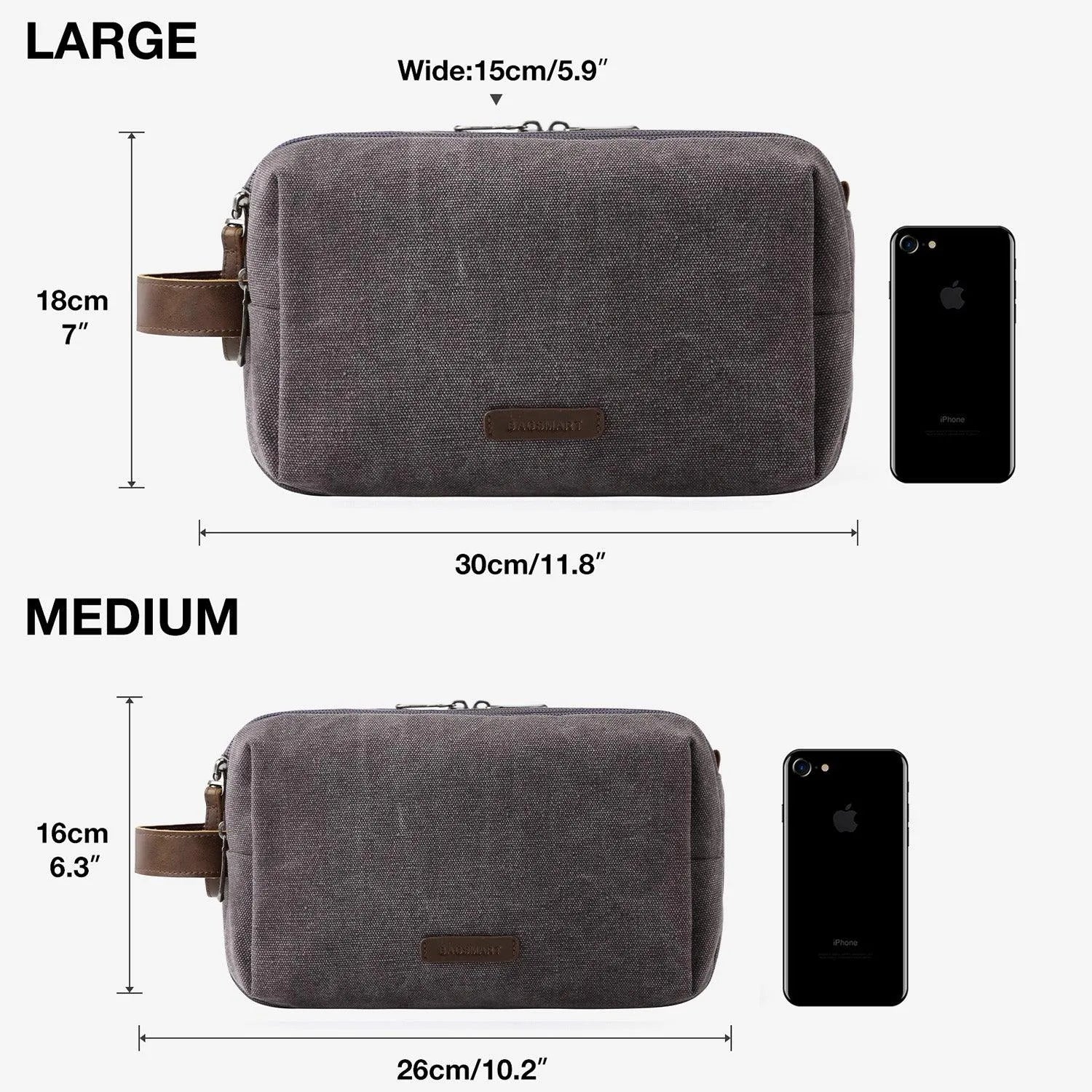 Premium Travel Toiletry Bag for Men & Women - Waterproof Hanging Cosmetic Organizer with Multiple Pockets - Perfect for Camping, Gym, Business Trips & Air Travel