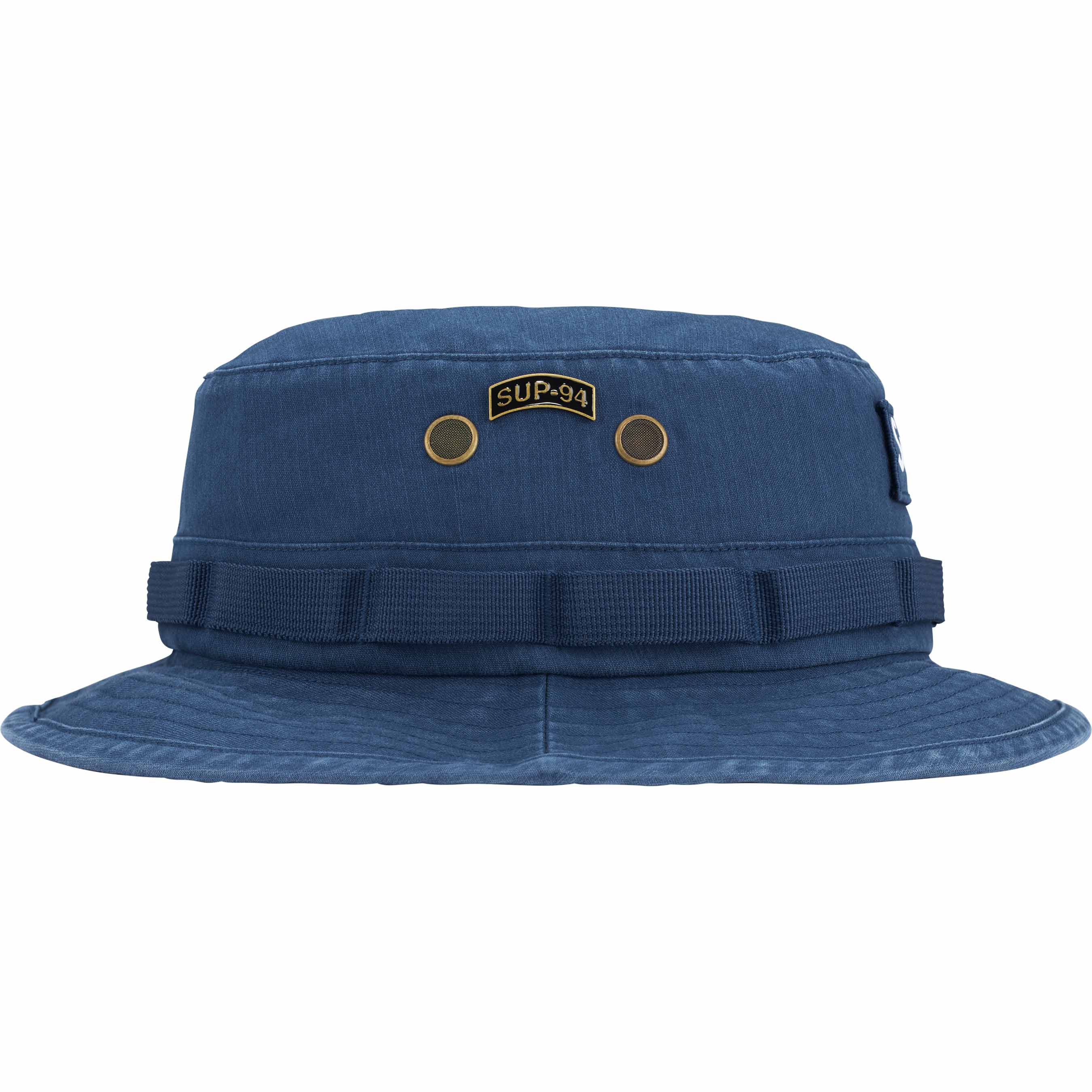 Supreme FW24 Military Boonie Hat in Navy Blue - Stylish Outdoor Sun Protection for Hiking, Camping & Beach Adventures
