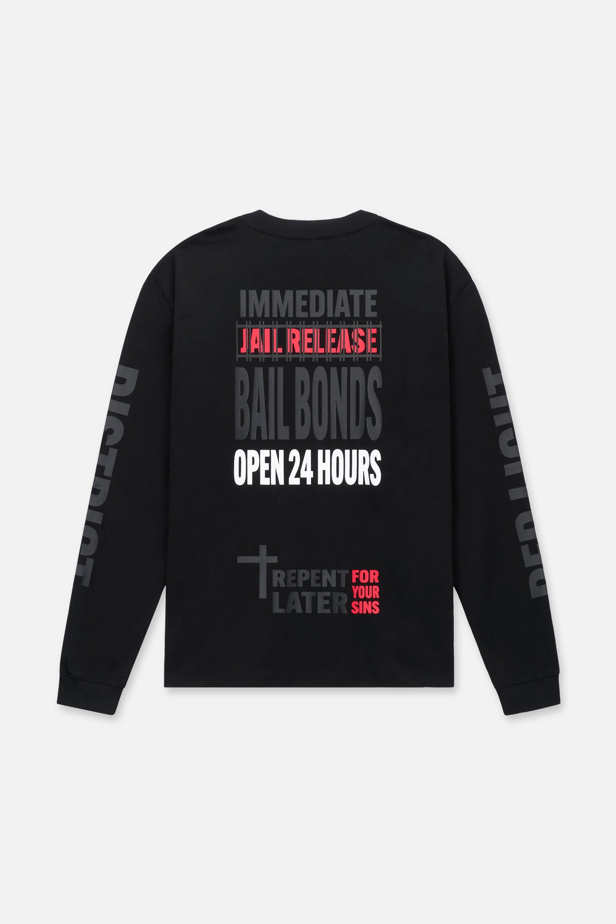LAWRENCE Long Sleeve T-Shirt for Men | Black RTA Underground Streetwear | Casual Wear, Layering & Urban Fashion