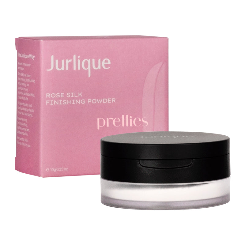 Jurlique Rose Silk Finishing Powder 10g - Translucent Setting Powder for Face, Oil Control & Pore Minimizing - Vegan & Cruelty-Free Makeup - Perfect for Daily Use & Special Occasions