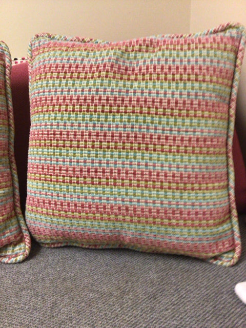 Multi-Color Decorative Fabric Pillows for Sofa, Bed & Couch - Soft Throw Pillow Covers for Living Room, Bedroom Home Decor