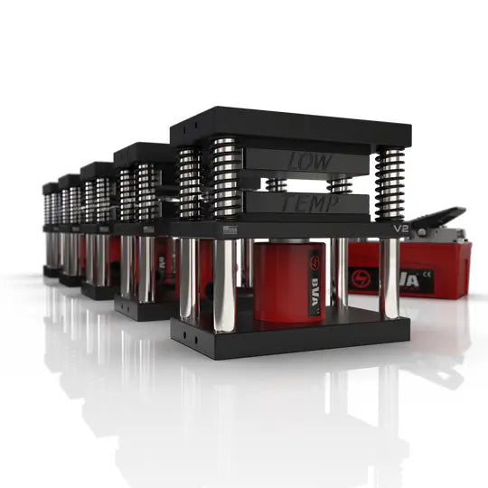 Lowtemp Industries V2 Medusa System Rosin Press - 5 Ton Hydraulic Heat Plates for DIY Rosin Extraction | Perfect for Home & Commercial Cannabis Processing