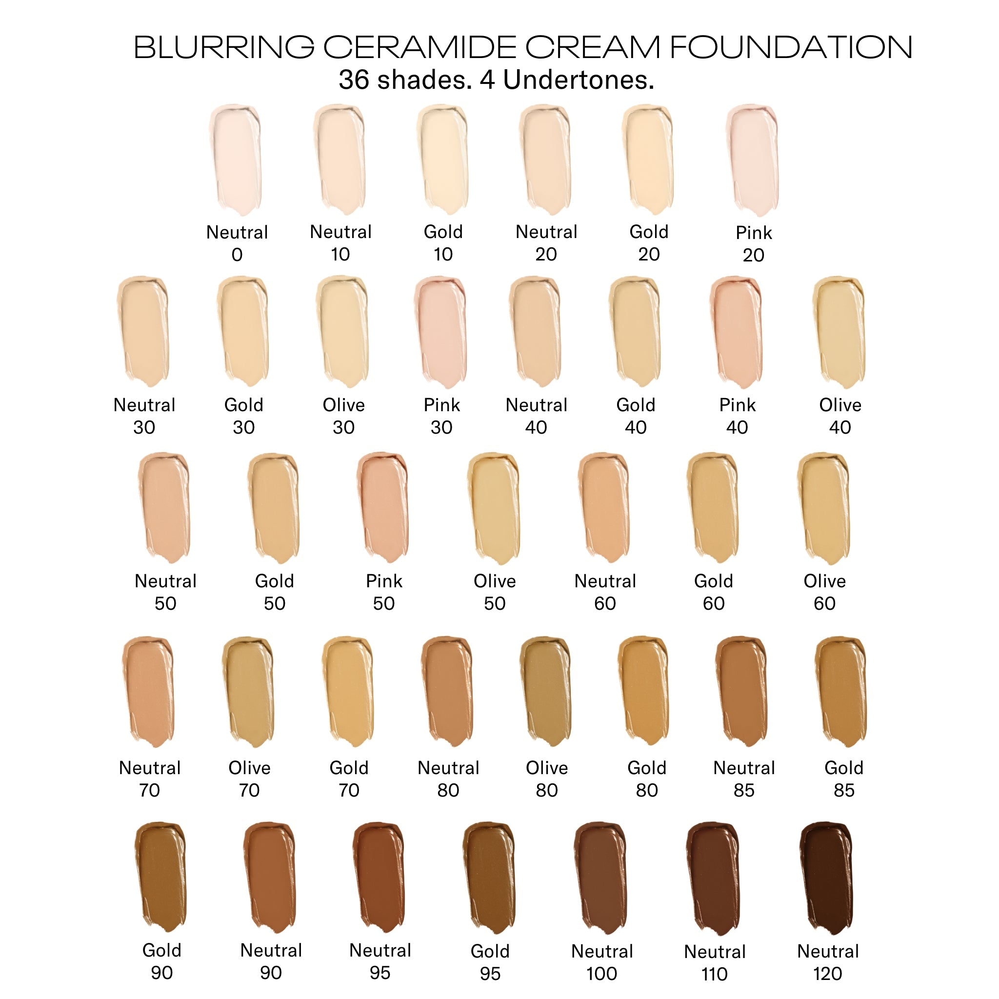 Ceramide Cream Foundation - Hydrating & Smoothing Full Coverage Makeup for Dry Skin | Perfect for Daily Wear & Special Occasions