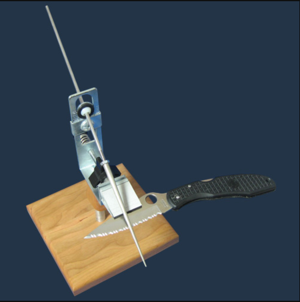 KME Sharpeners KF DNF Tapered Diamond Rod for Serrated Knives - Premium Sharpening Tool for Hunting, Kitchen & Outdoor Use (Rod Only)