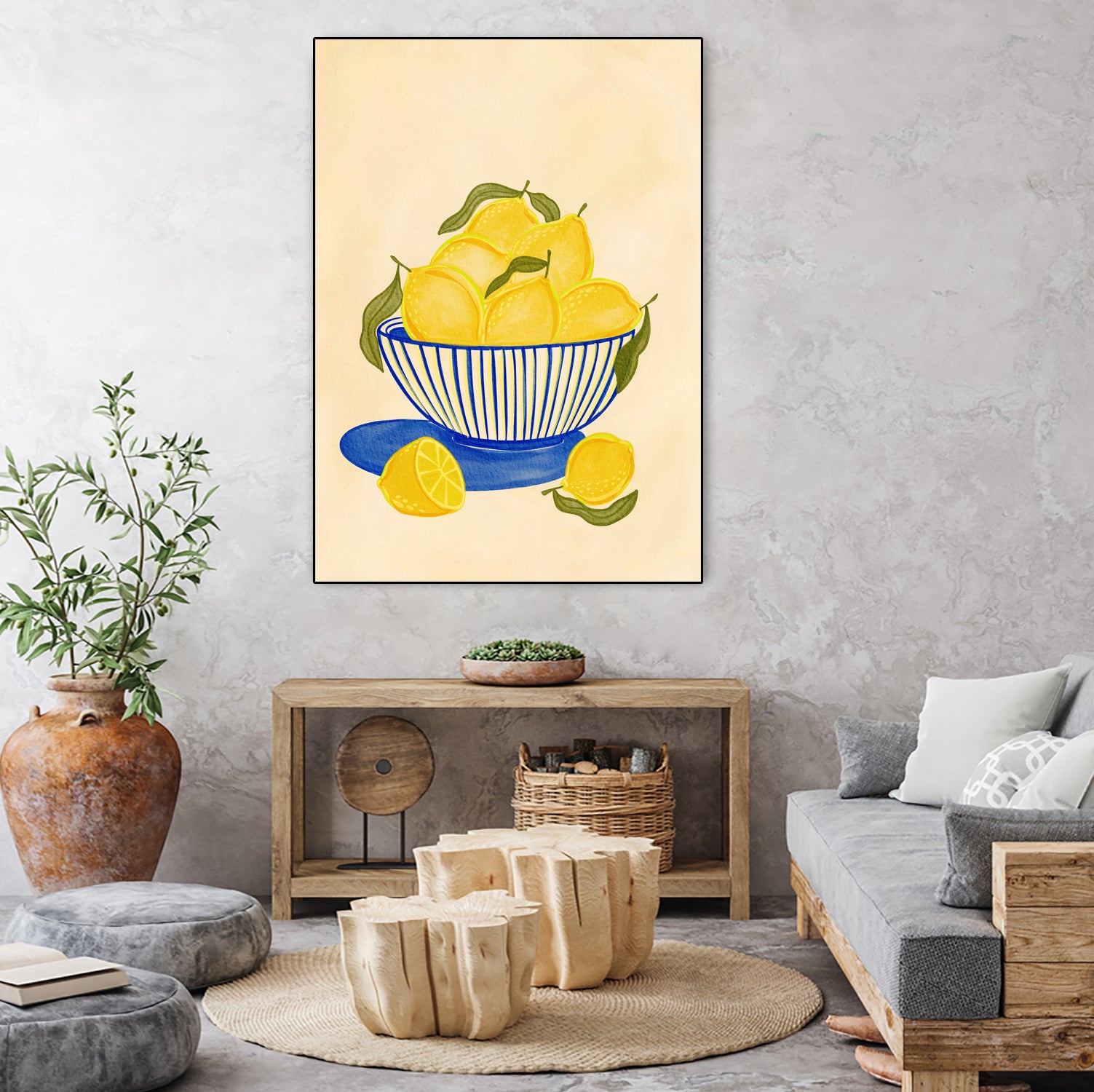 Fresh Vibrant Yellow Lemons - Organic Citrus Fruits for Cooking, Baking, and Healthy Drinks | Perfect for Lemonade, Cocktails, and Home Decor