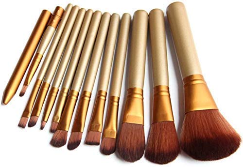 12 Pcs Soft Bristle Makeup Brush Set with Beauty Blender & Storage Box - Professional Cosmetic Brushes for Women & Girls - Perfect for Foundation, Contouring, Eyeshadow & Daily Makeup Application