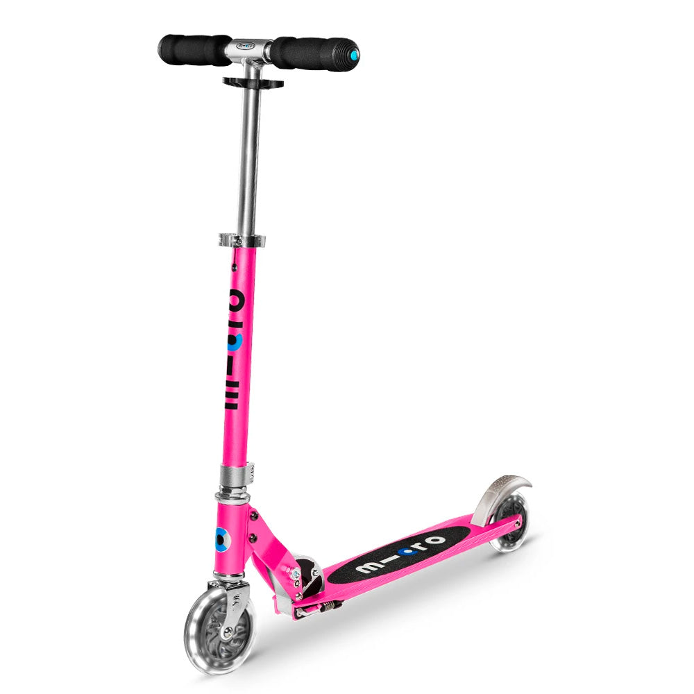 Micro Sprite LED Light Up Wheels Scooter - Kids Electric Scooter with Colorful LED Wheels for Night Riding, Outdoor Play & Commuting