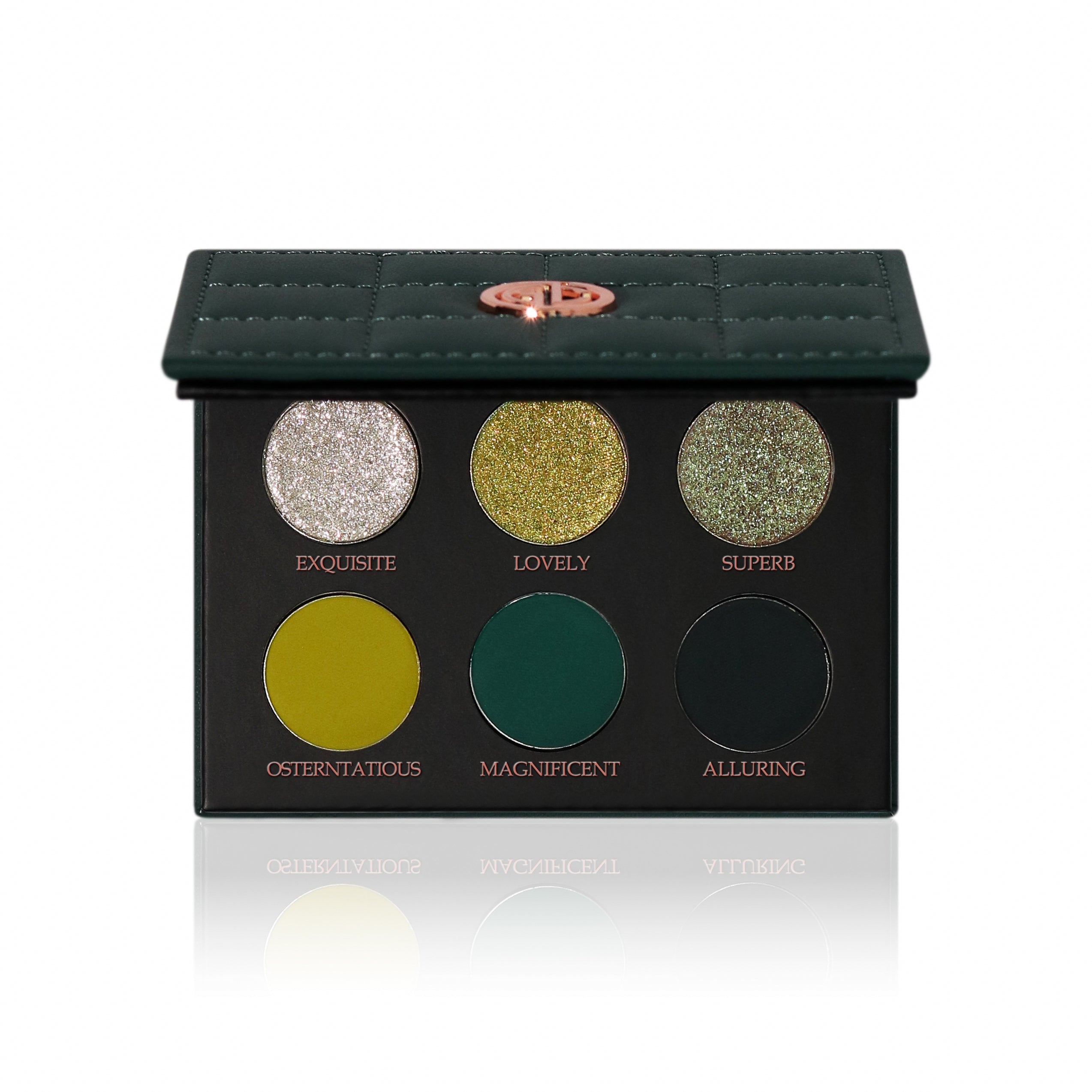 Exquisite Eyes Mini Eyeshadow Palette - 12 Pigmented Matte & Shimmer Shades for Day & Night Makeup Looks | Perfect for Professional Artists & Beginners | Vegan & Cruelty-Free