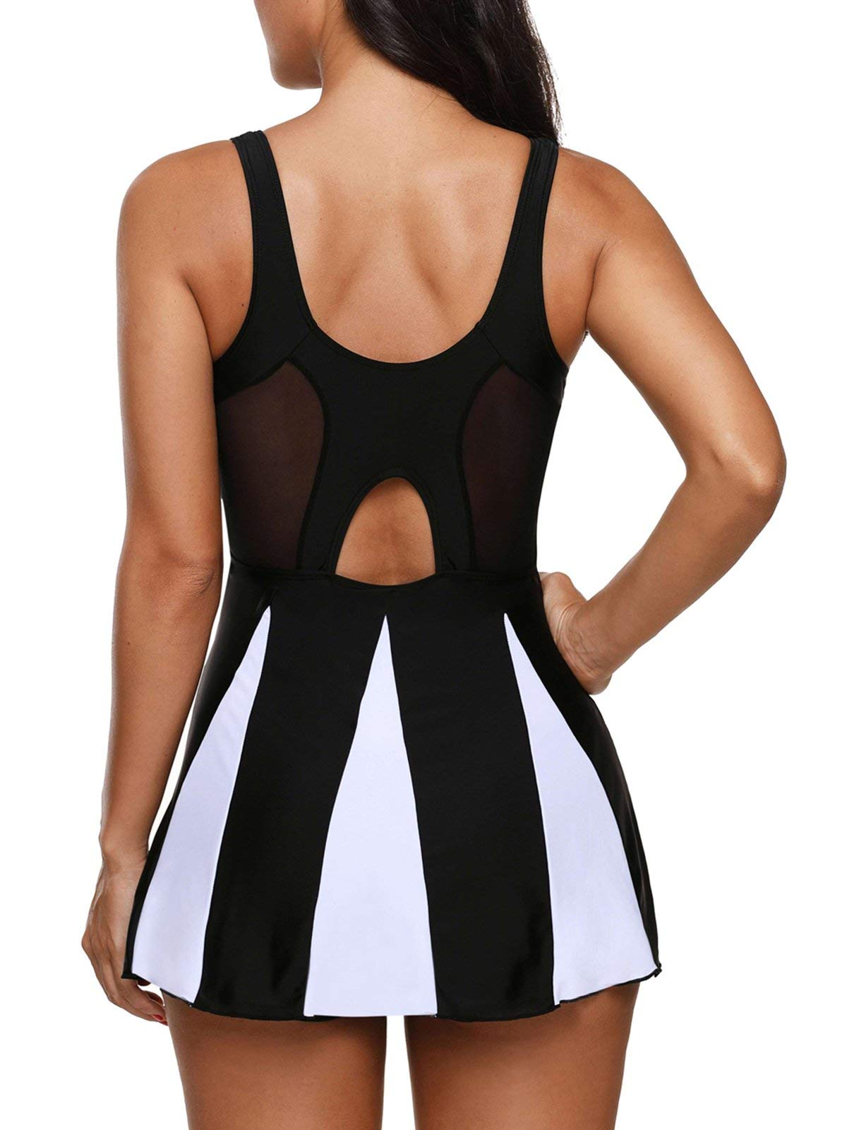 Zando Women's One Piece Swimsuit 2025 - Tummy Control Swim Dress with Skirt | Bathing Suits for Beach, Pool & Vacation