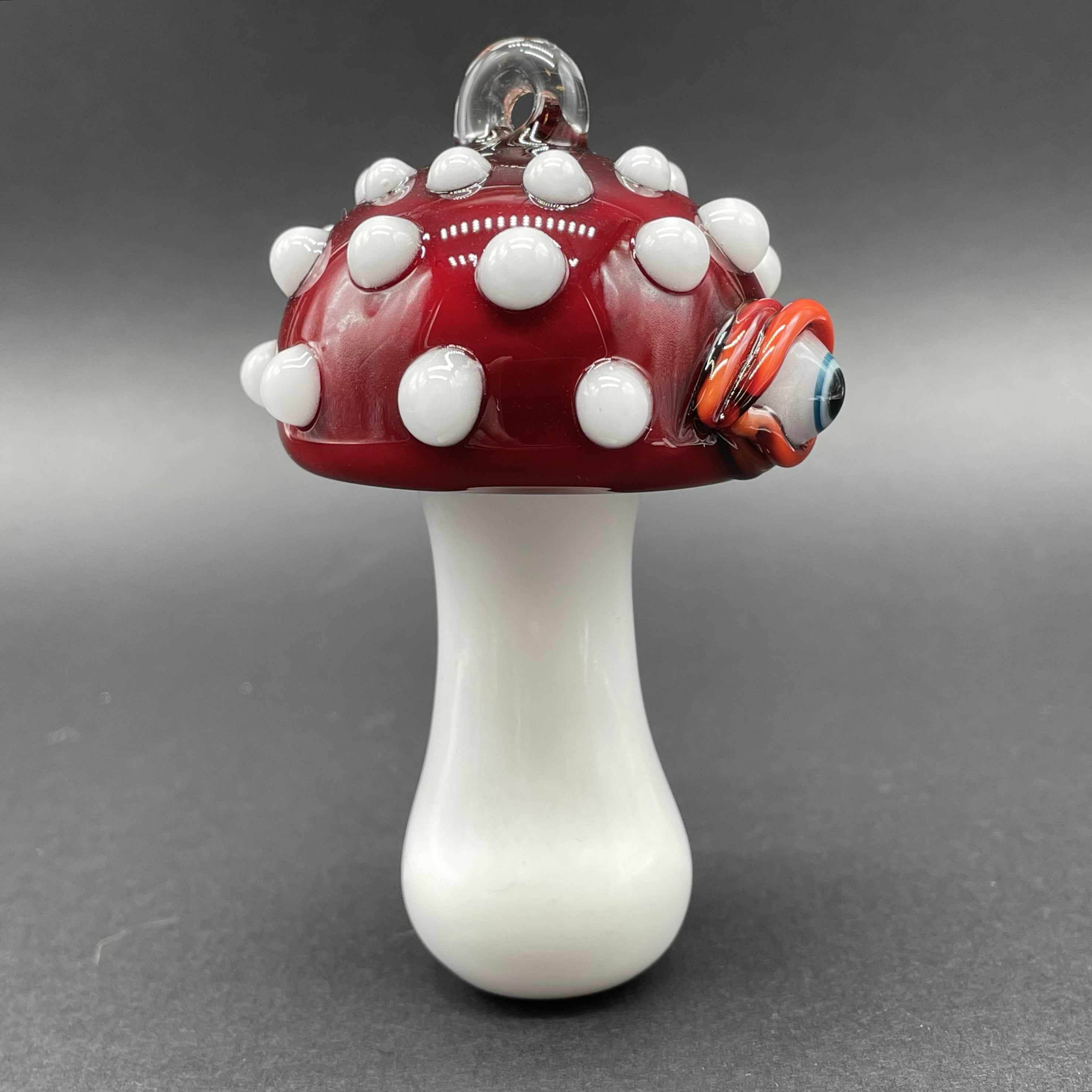 Cyclops Mushroom Ornament - Handmade Fairy Garden Decor for Home, Office & Outdoor Use | Unique Gift Idea for Mushroom Lovers