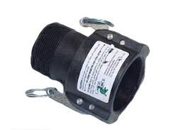 2-Inch Camlock Part B - Male Thread by Female Coupler - Heavy Duty Quick Connect Coupling for Water Transfer, Agriculture & Industrial Use