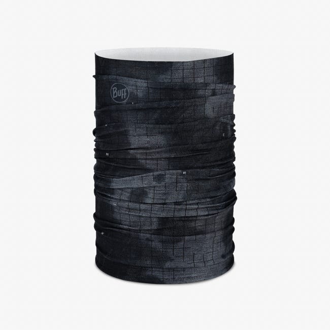 BUFF Coolnet UV Bonsy Graphite Multifunctional Headwear - Sun Protection, Moisture Wicking & Breathable for Outdoor Activities, Hiking, Running & Cycling