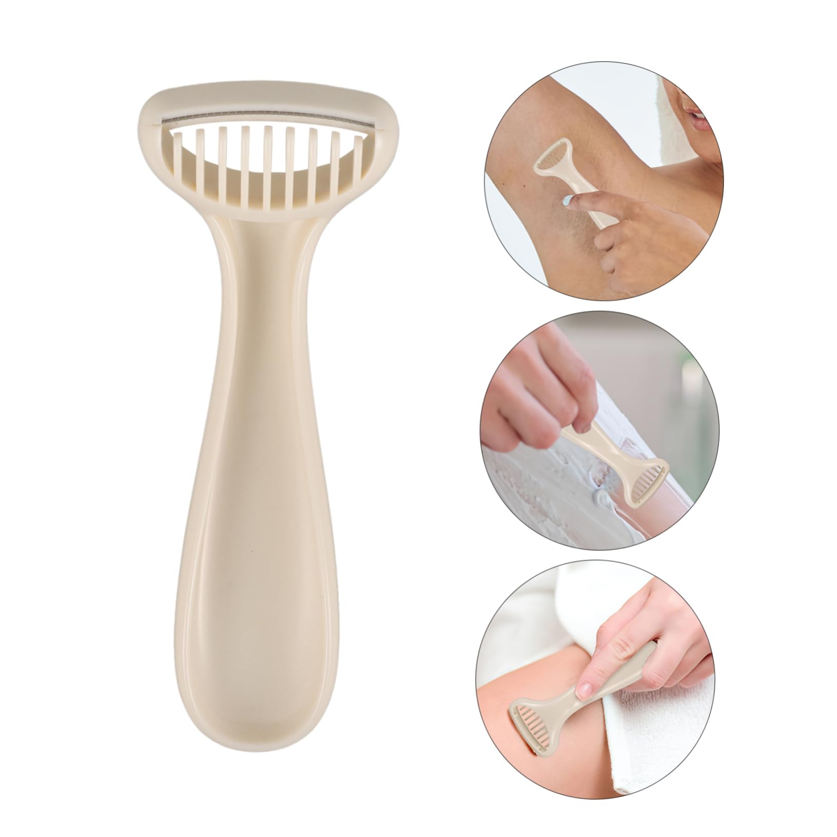 IPetboom Women's Body Hair Trimmer - Manual Hair Removal Shaver for Legs, Arms & Bikini Area | Portable & Painless Hair Remover for Smooth Skin at Home or Travel