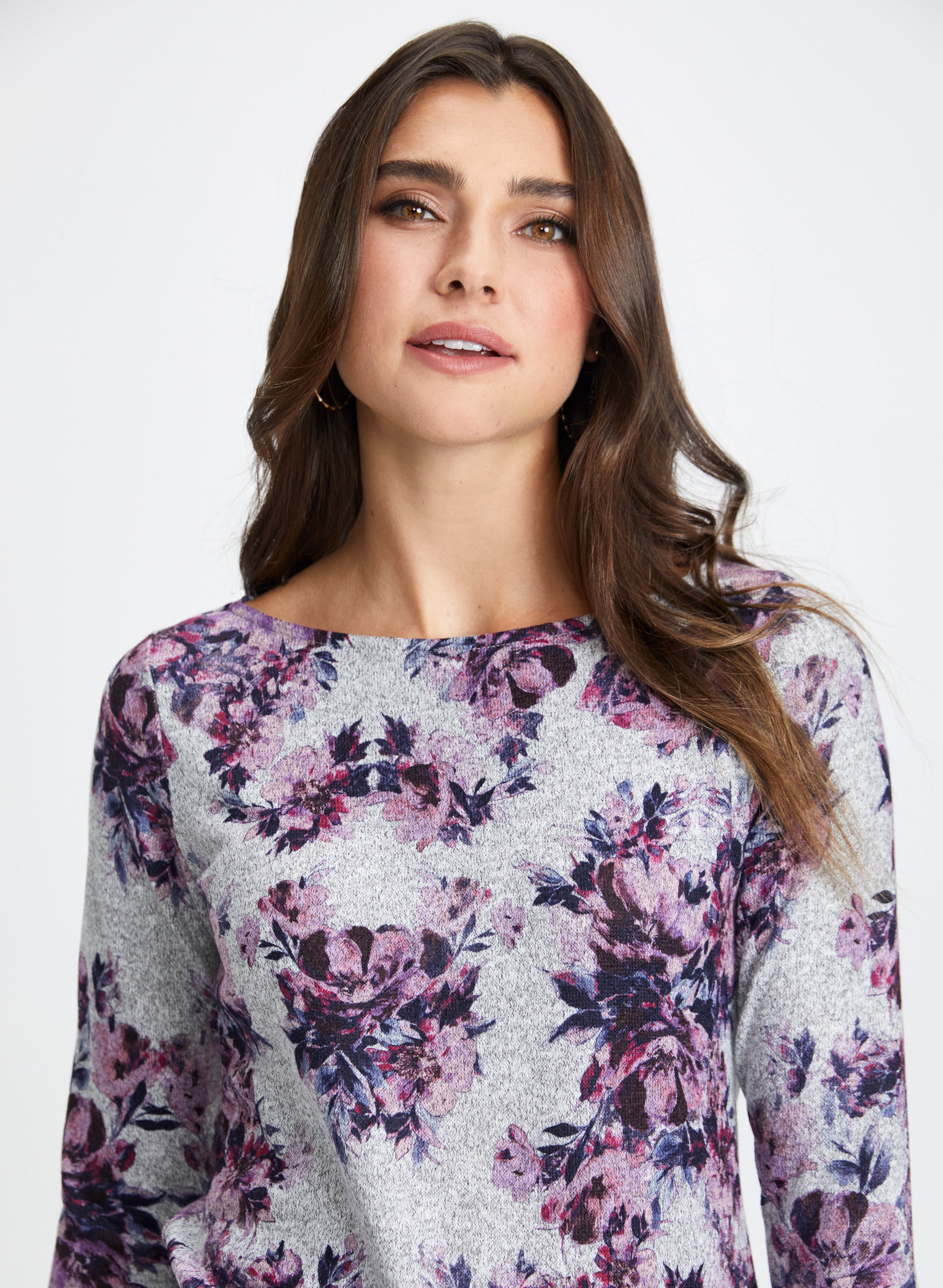Floral Print Women's Blouse - Stylish Flowy Tops for Spring & Summer Outfits | Perfect for Casual Wear, Office, and Date Nights