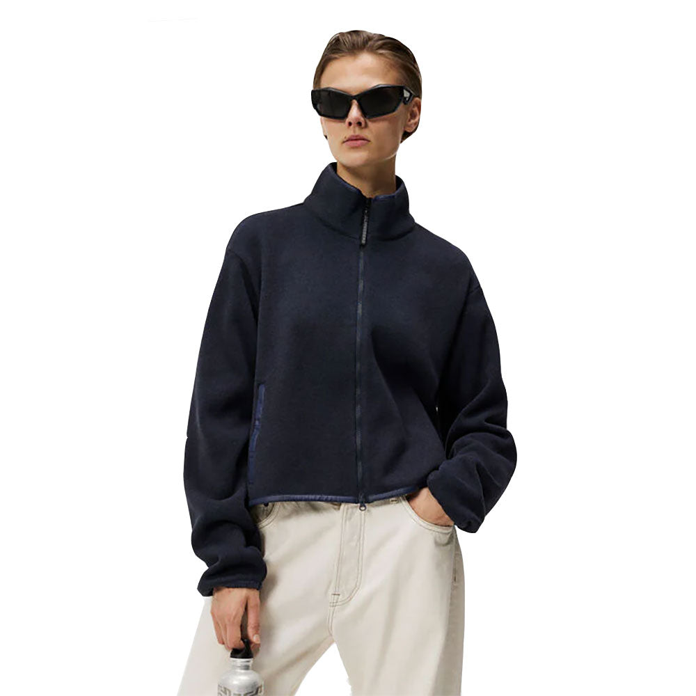 J. Lindeberg Cirque Women's Golf Jacket – Waterproof Windbreaker for Outdoor Sports & Active Lifestyle – Perfect for Golfing, Hiking & Casual Wear