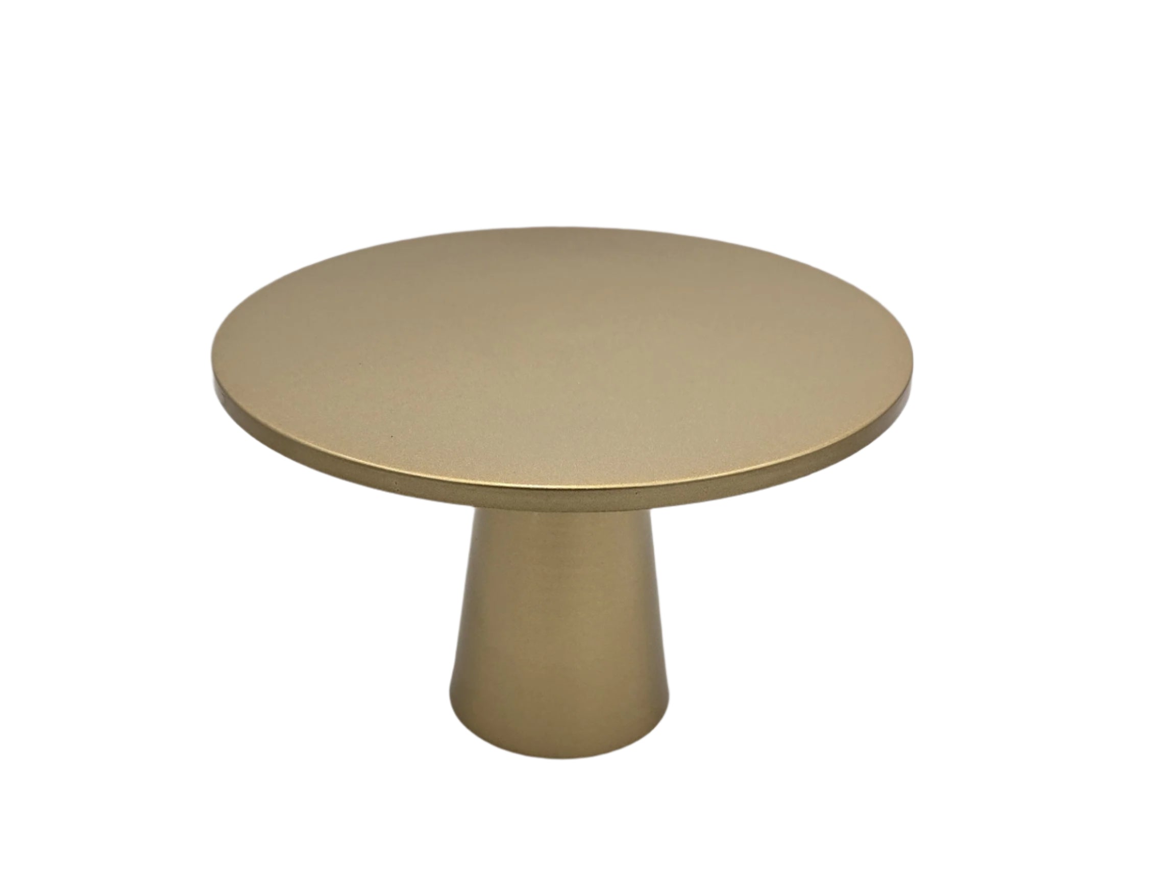 11.75x7.75 Inch Gold Round Stand - Elegant Display Stand for Jewelry, Coins & Collectibles - Perfect for Home Decor, Retail Displays & Gift Presentations