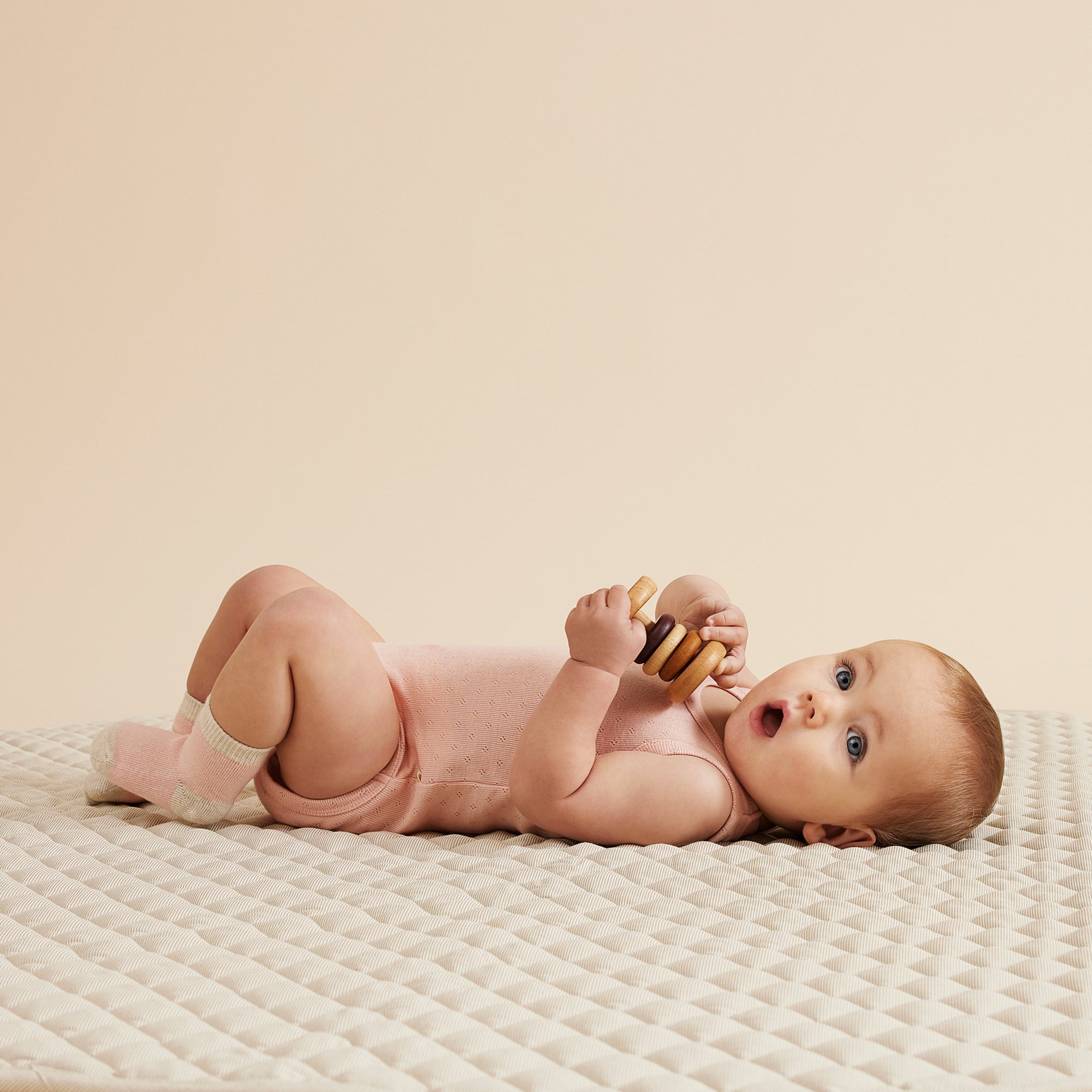 Organic Pointelle Singlet Bodysuit - Soft Cotton Baby Onesie for Newborns & Infants | Perfect for Sleepwear, Playtime & Everyday Comfort