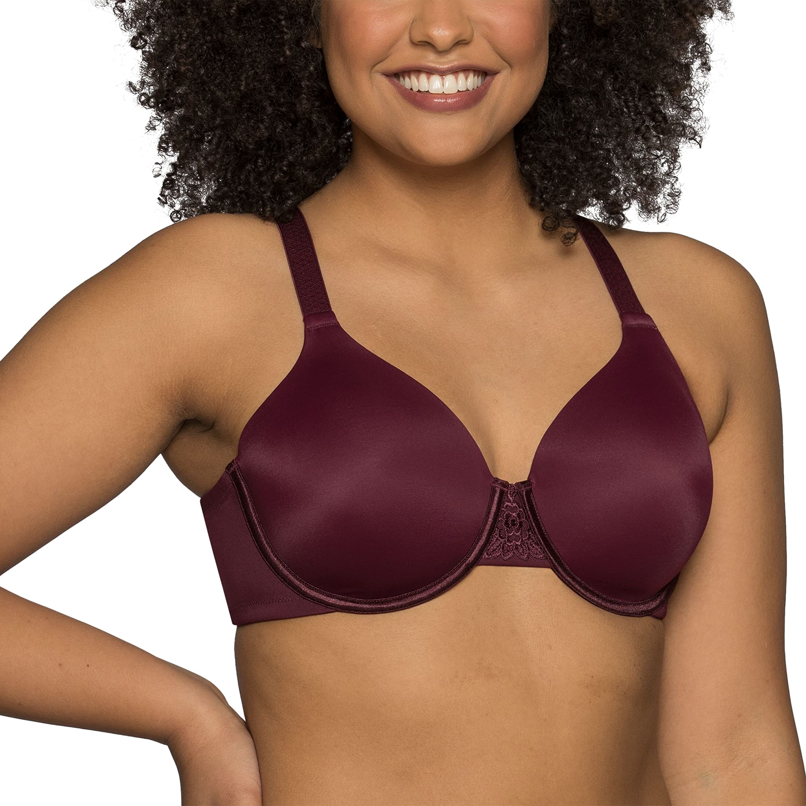 Vanity Fair Women's Full Figure Beauty Back Smoothing Bra (36C-42H) - Comfortable Plus Size Underwire Bra for All-Day Support & Seamless Look | Perfect for Work, Date Night & Special Occasions