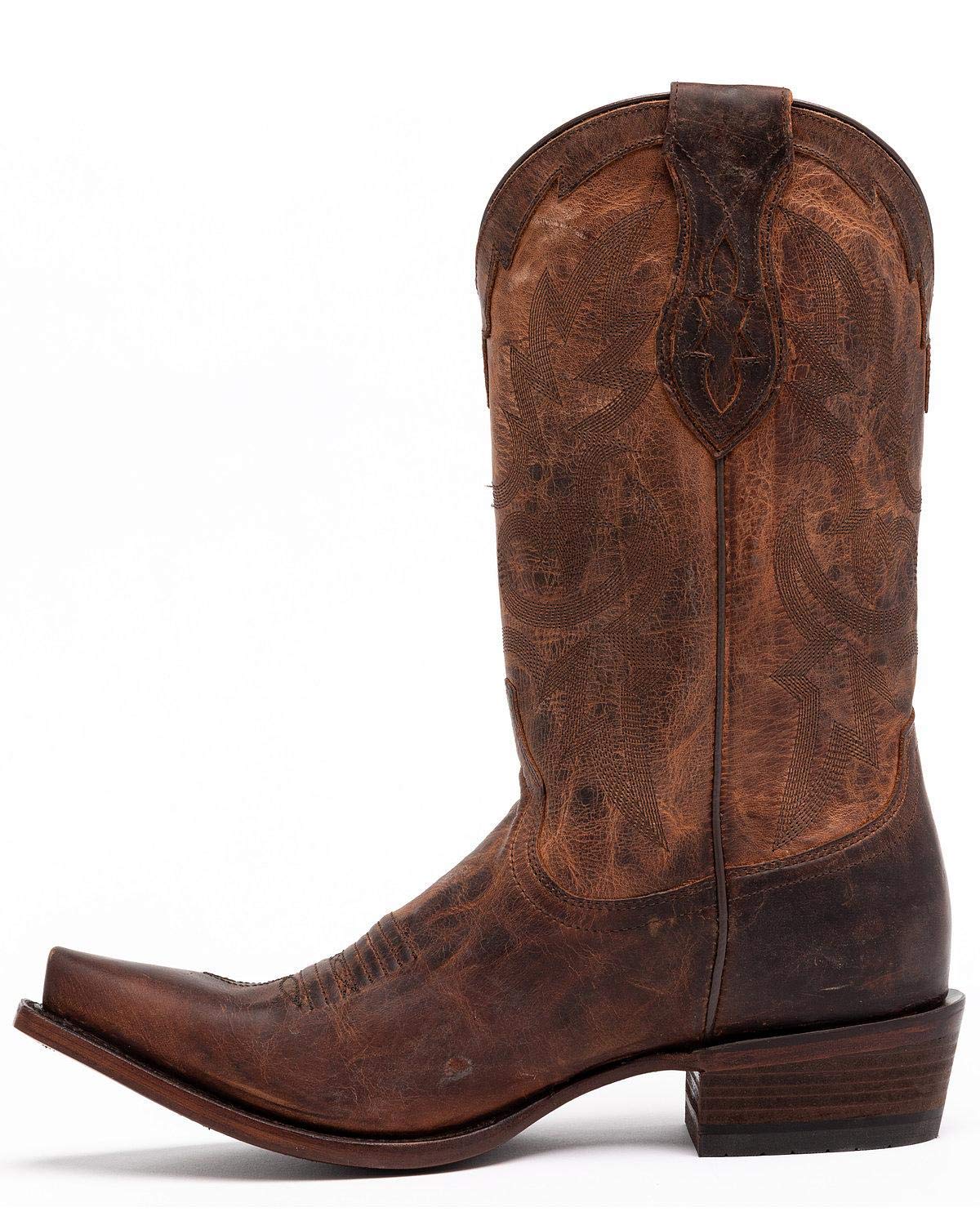 Cody James Men's Whitehall Western Boots - Snip Toe Cowboy Boots for Men | Durable Leather Riding Boots | Perfect for Rodeo, Country Dancing & Casual Wear (BCJSP20L57)