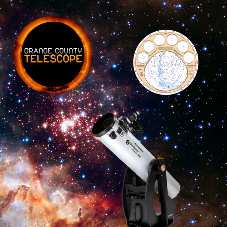 StarSense Explorer 8 and 10 Dobsonian Telescope with Free Planisphere - Perfect for Stargazing, Astronomy Beginners & Night Sky Observation