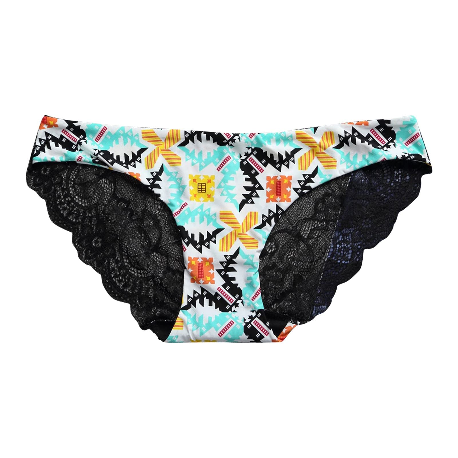 Sexy Lace Cotton Thongs for Women - Breathable No Show T Leak Underwear - Comfortable Daily Wear & Intimate Occasions