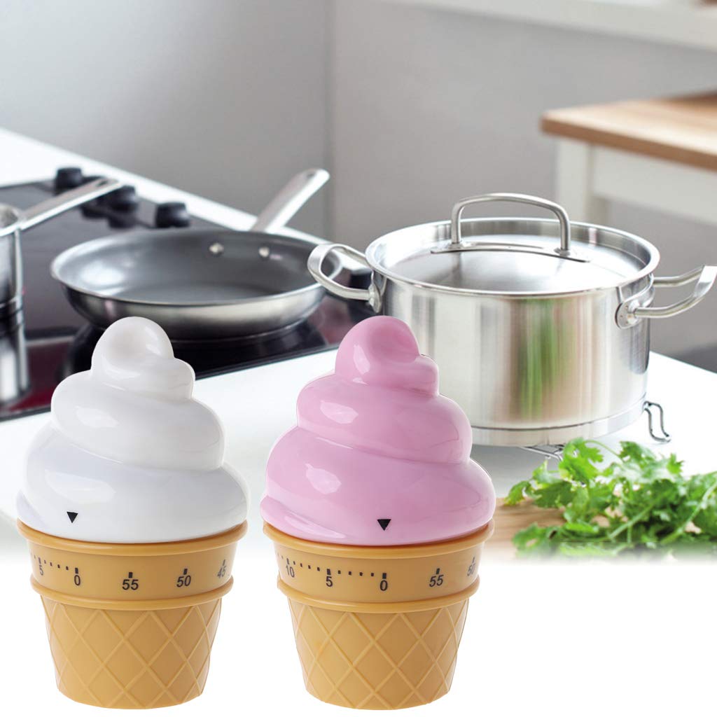 Mechanical Kitchen Timer - Countdown Cooking Timer with Loud Alarm for Baking, Roasting & Ice Cream Making | Perfect Kitchen Gadget for Home Chefs & Bakers