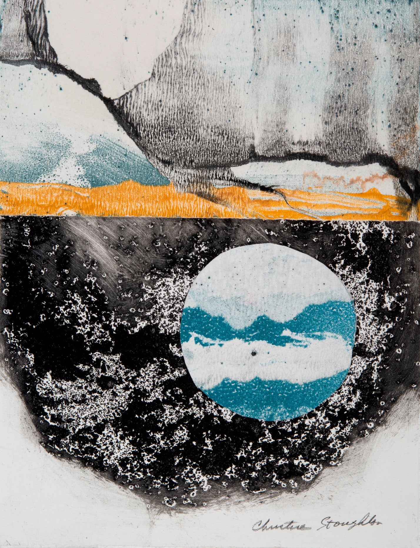 Christine Stoughton: The Sea Within - Contemporary Ocean Art Print for Coastal Home Decor | Perfect for Beach House, Living Room & Office Wall Art