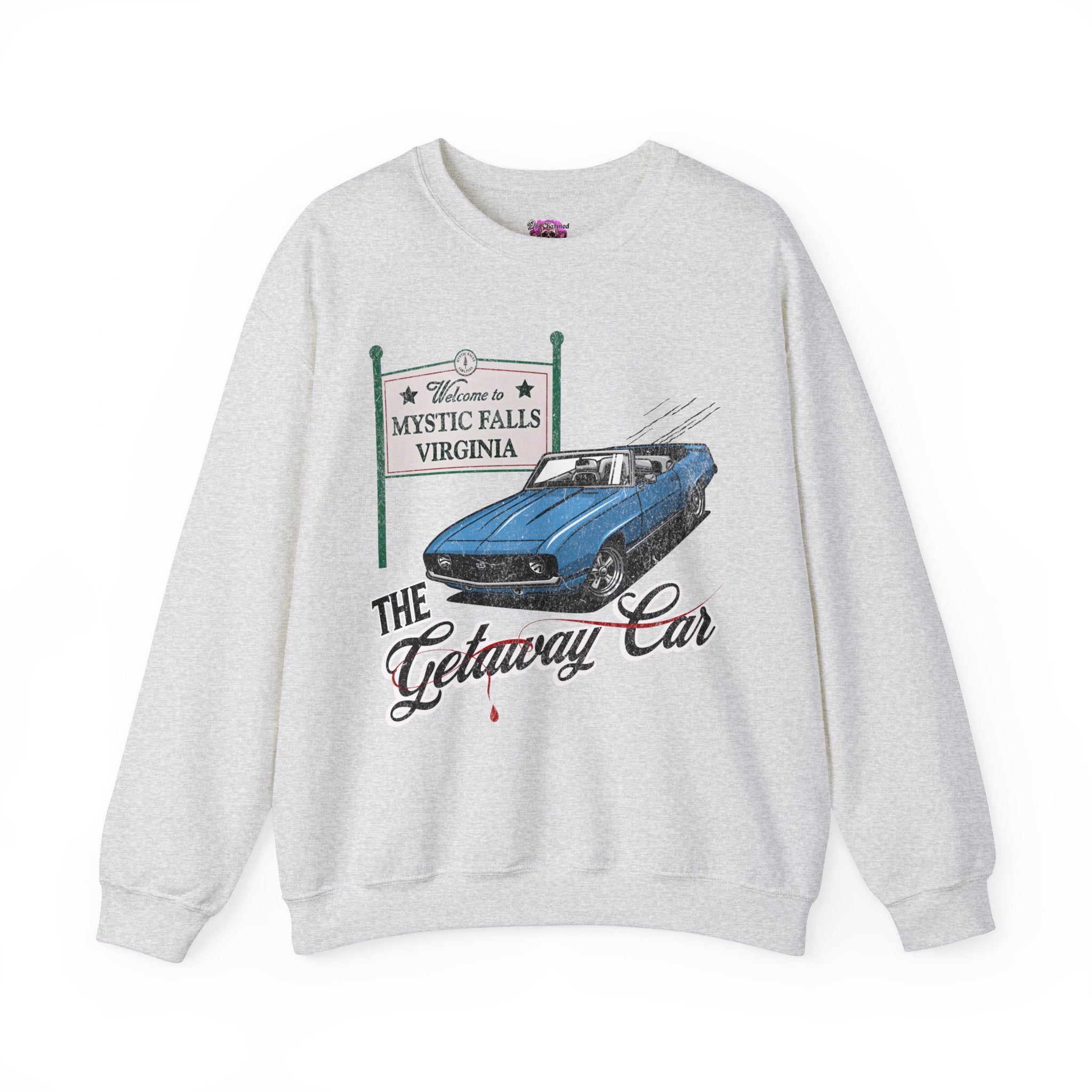 Getaway Car Crewneck Sweatshirt - Cozy Pullover for Men & Women - Perfect for Casual Outings, Road Trips, and Everyday Comfort
