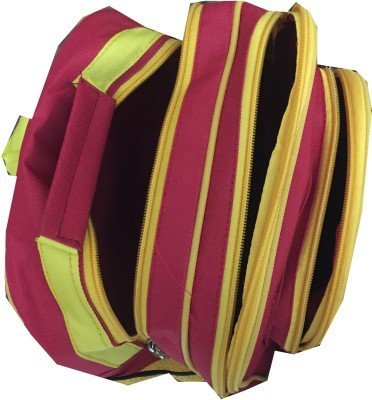 Apnav Waterproof Kids School Backpack - Red & Yellow, Lightweight Durable Bookbag for Boys & Girls, Perfect for Elementary, Middle School & Outdoor Activities