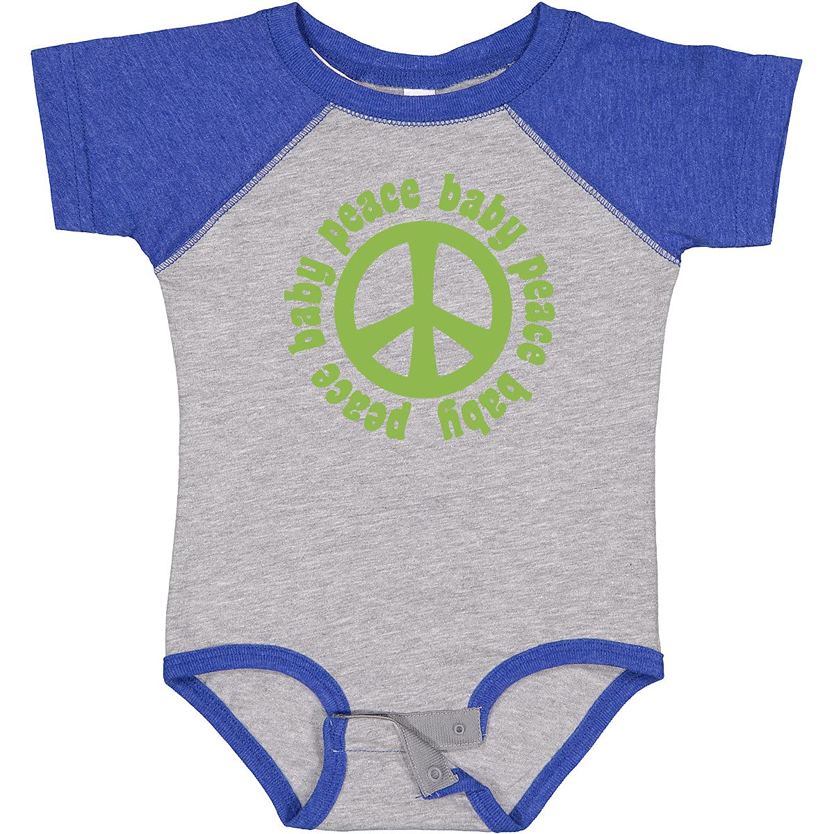 Inktastic Peace Baby Bodysuit - Soft Cotton Onesie for Newborns & Infants - Cute Unisex Baby Outfit for Home, Daycare & Family Photos