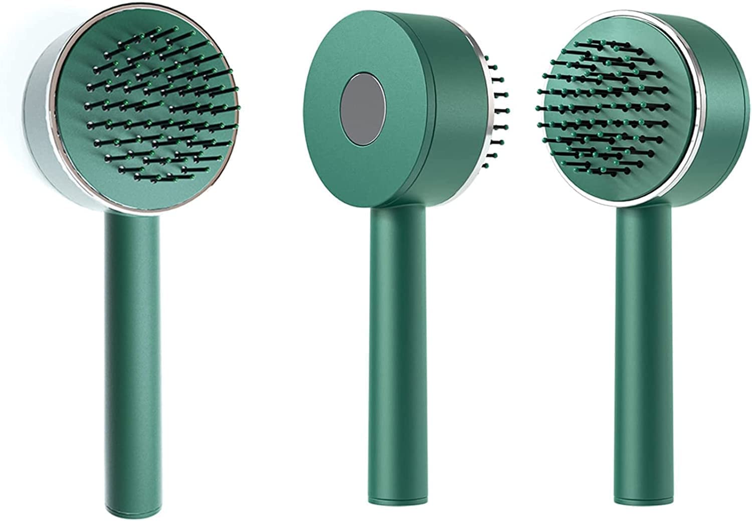 **MVM Enterprise 3D Air Cushion Massager Brush – Anti-Static Detangling Hairbrush with Long Handle & Air Cushion Bristles for Smooth, Tangle-Free Hair – Perfect for Home, Travel & Salon Use (Multi-Color, Pack of 1)**