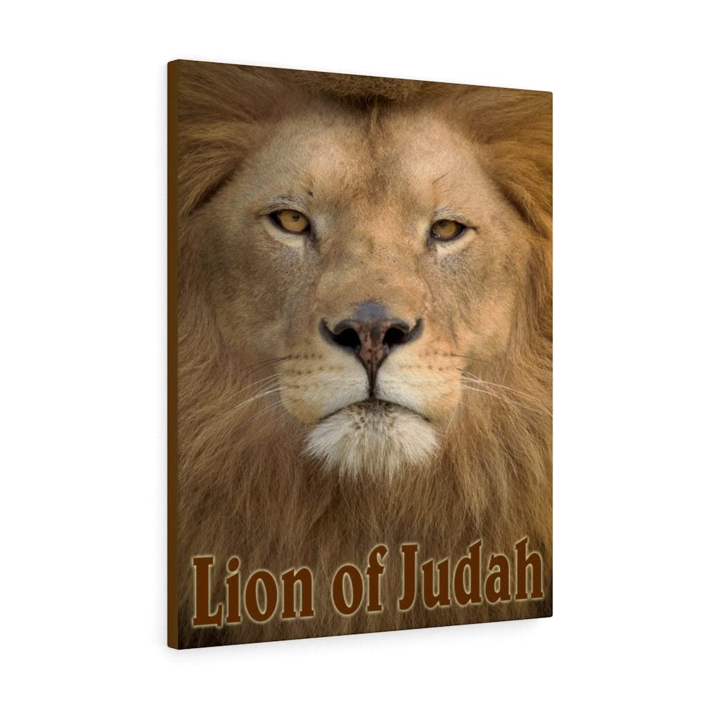 Lion of Judah Christian Wall Art - Revelation 5:5 Bible Verse Print - Ready to Hang Scripture Decor for Home, Church & Office - Inspirational Gift for Weddings, Baptisms & Christian Holidays